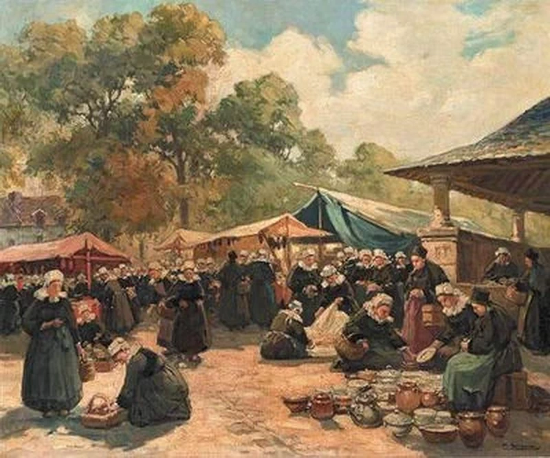 Scena di mercato